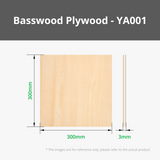3mm Basswood Plywood (6pcs)